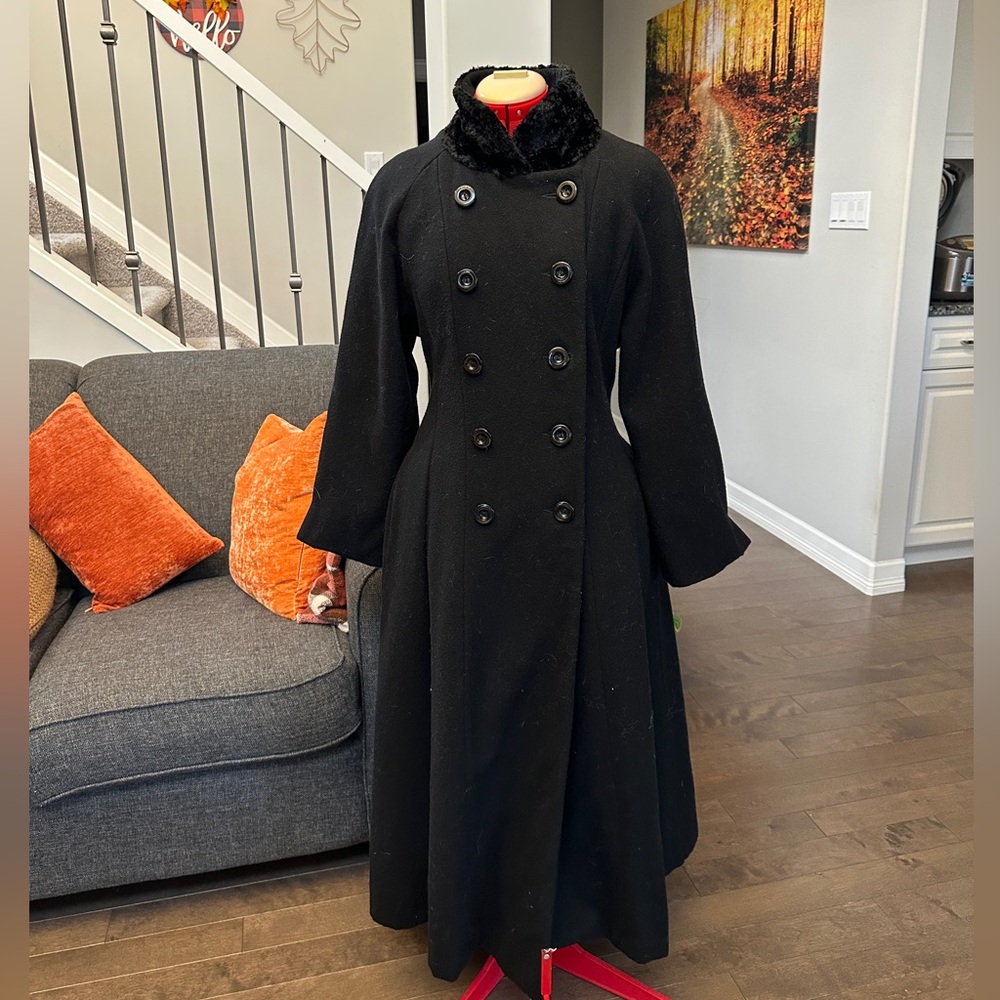 100% wool vintage coat